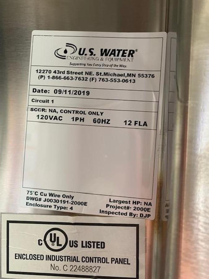 Used New US Water Chemical Feed Pump Skid Multi-Valve Filtration System Irrigation