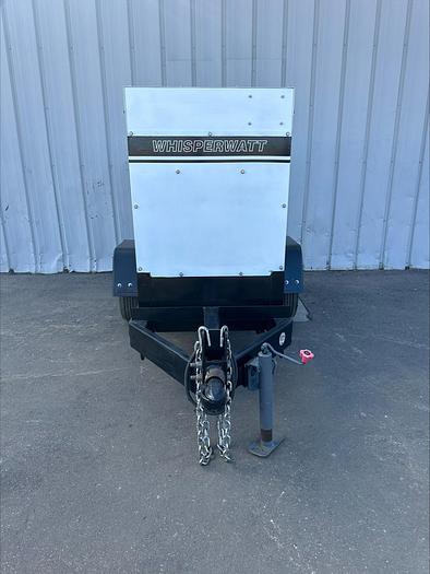 Used MQ MultiQuip WhisperWatt 25 KVA 20 Kw towable generator DCA-25SSIU4F 2841 HRS