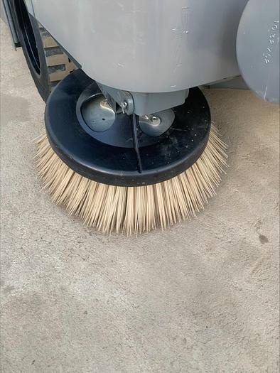 Used Tennant S30 LPG Ride On Sweeper Pick Up Broom Enclosed Cab w Heat AC