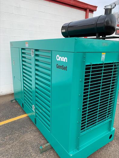 Used Cummins Onan ENBA 100 Kw LP/NG Natural Gas or Propane Standby Generator 1 & 3 ph