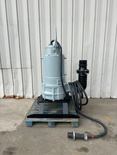 Used Flygt 3300.181 6" 88 HP 460v Large Volume Submersible Dewatering Water Pump