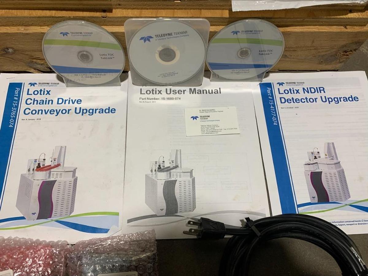 Used Teledyne Tekmar Lotix Total Organic Carbon TOC analyzer AutoSampler w Parts 