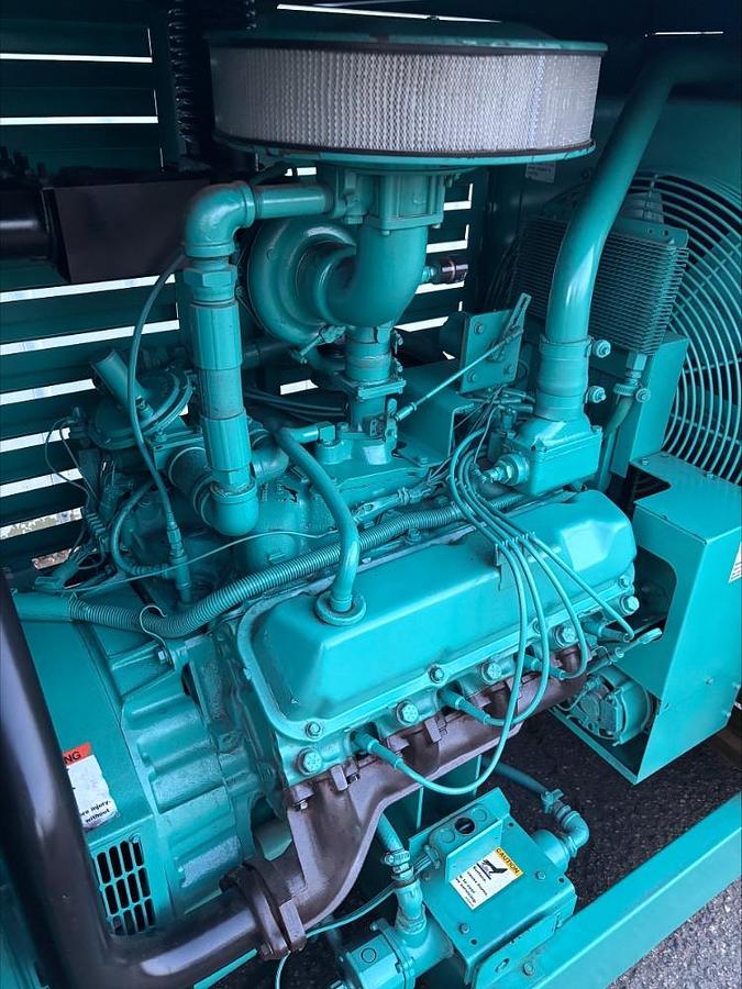 Used Cummins Onan 80ENAD 80 Kw Natural Gas & Propane Standby Generator 633 HRS