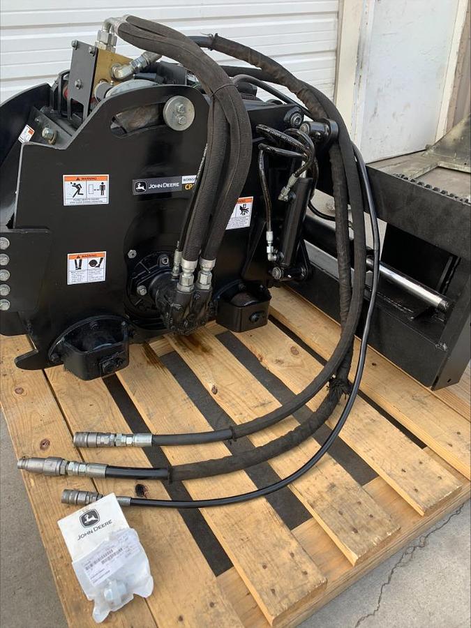 Used Deere CP24D Cold Planer Asphalt Grinder Skid Steer Milling Miller Attachment