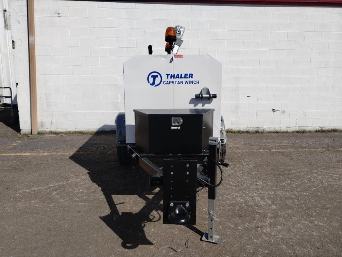 Used Thaler KE-SP-3050 Underground Cable Puller Trailer 11,000 lb 752 Hr Manhole