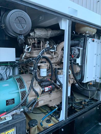 Used MQ MultiQuip WhisperWatt 70 KVA 56 Kw towable generator DCA-70SSIU4F 5259 HRS