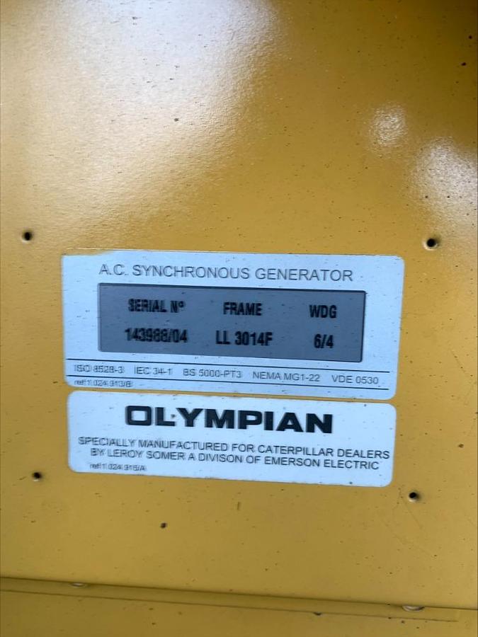 Used Cat Caterpillar Olympian GEP150 120 Kw Standby/Prime Diesel Generator