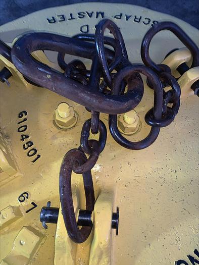 Used Walker ScrapMaster 48" 48D Scrap Metal Lifting Magnet 230v