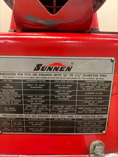 Used SUNNEN LBB-1699 Heavy Duty Horizontal Precision Honing Machine w lots of tooling