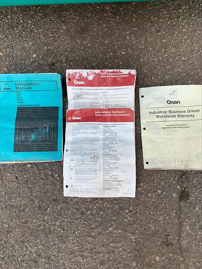 Used Cummins Onan ENBA 100 Kw LP/NG Natural Gas or Propane Standby Generator 1 & 3 ph