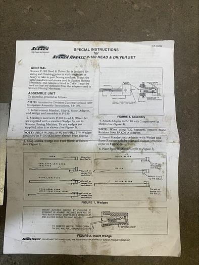 Used SUNNEN LBB-1699 Heavy Duty Horizontal Precision Honing Machine w lots of tooling