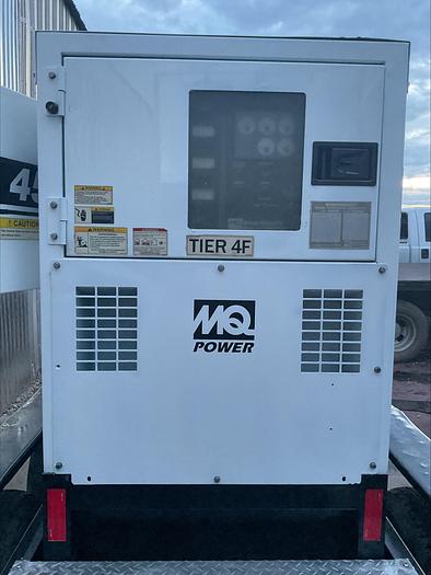Used MQ MultiQuip WhisperWatt 45 KVA 36 Kw towable generator DCA-45SSIU4F 5280 HRS
