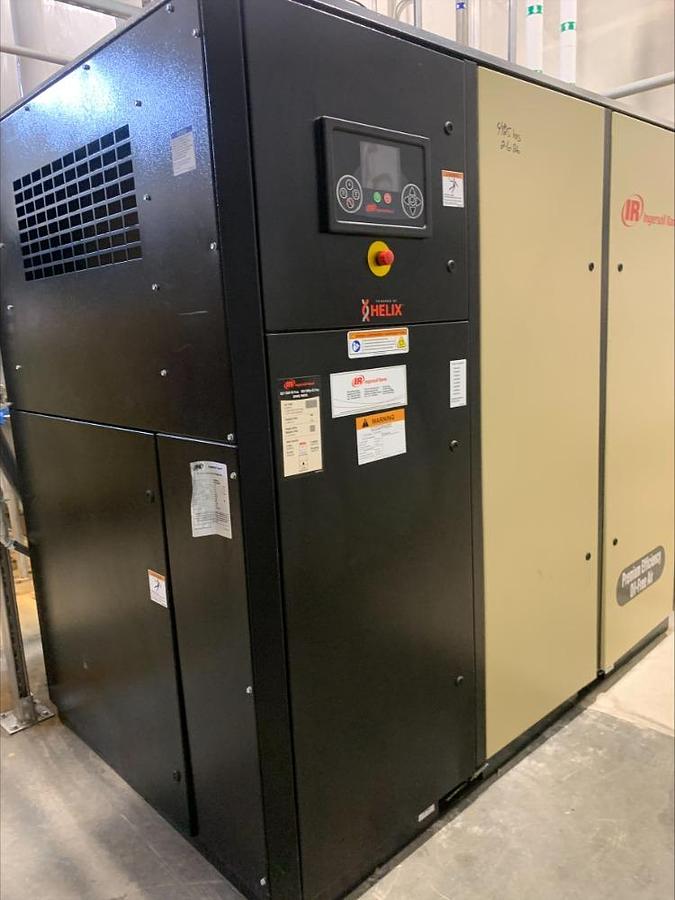 Used 2022 Ingersol Rand IR IRN100H OF Oil Free Oil Less 100 Hp Rotary Screw Air Compressor