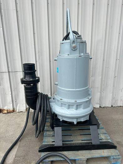 Used Flygt 3300.181 6" 88 HP 460v Large Volume Submersible Dewatering Water Pump