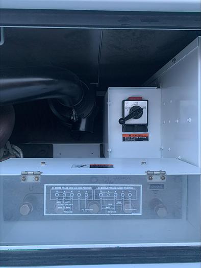 Used MQ MultiQuip WhisperWatt 70 KVA 56 Kw towable generator DCA-70SSIU4F 5259 HRS