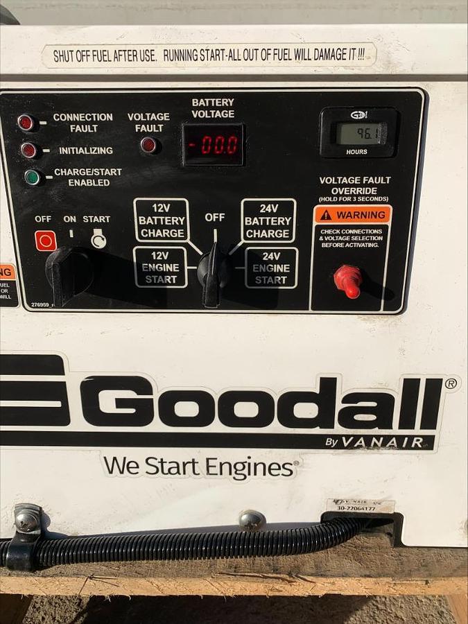 Used 2022 Goodall Manufacturing Cap-Start 3000A 240V Alternator 12V Start/Charge 96 H