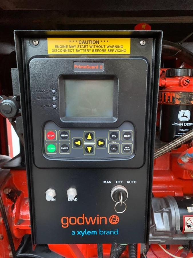 Used Godwin CD150M CD150 6" Deere Diesel Towable Water Construction Pump 116 HRS