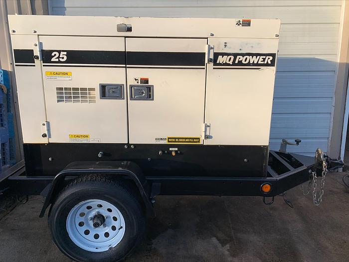 Used 2019 MQ MultiQuip WhisperWatt 25 KVA Towable Generator DCA-25SSIU4F 1269 HRS