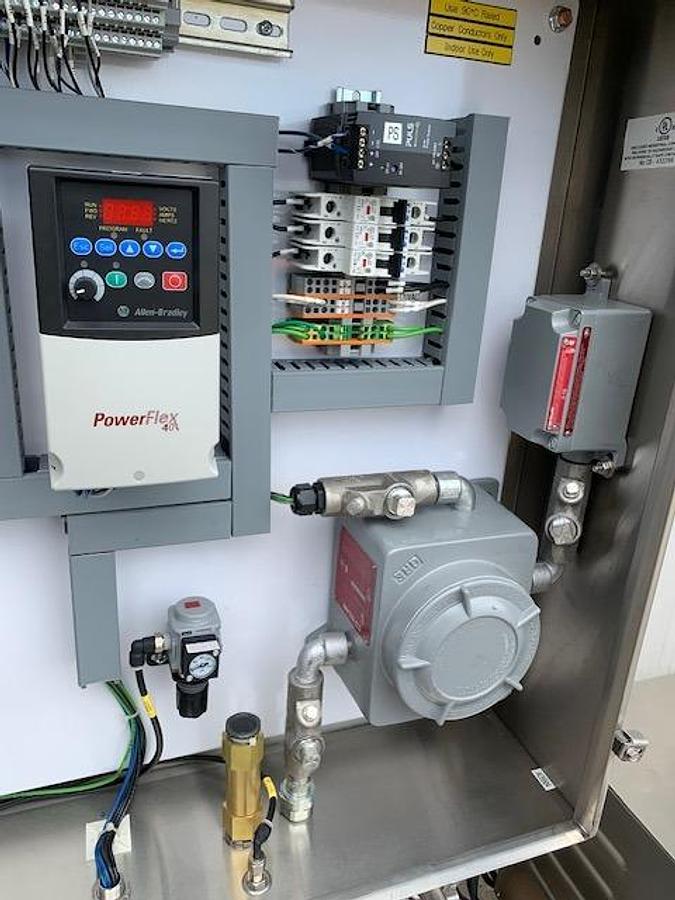 Used NEW Glatt GPCG-60 Metering Pump Control Box Power Fluid Bed Dryer Pharma Process