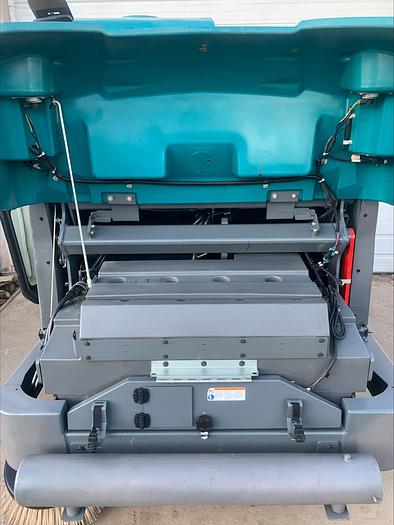 Used Tennant S30 LPG Ride On Sweeper Pick Up Broom Enclosed Cab w Heat AC