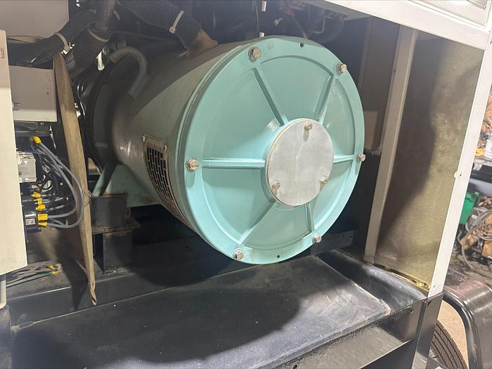 Used MQ MultiQuip WhisperWatt 45 KVA 36 Kw towable generator DCA-45SSIU4F 4422 HRS