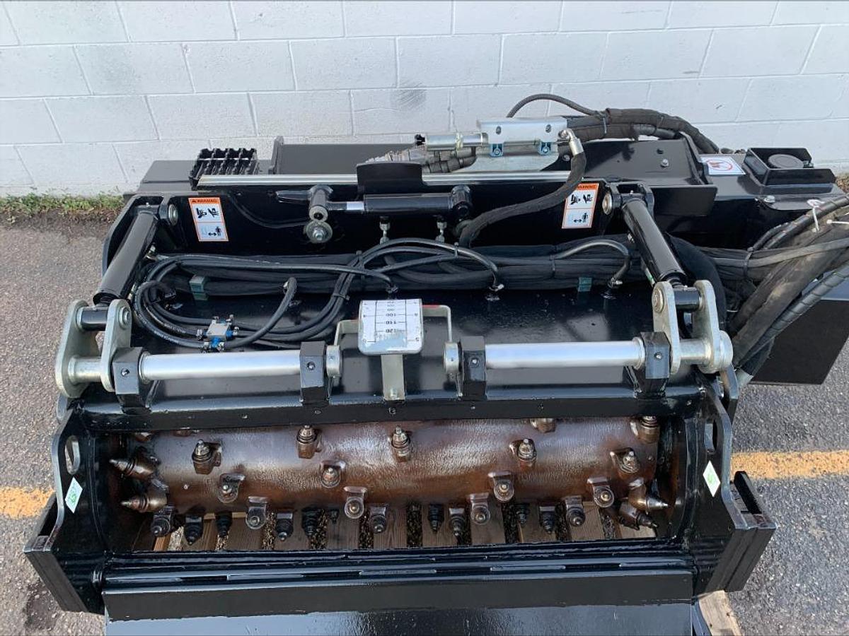 Used 2022 Caterpillar Cat PC412 48" Skid Steer Asphalt Mill Cold Planer Attachment