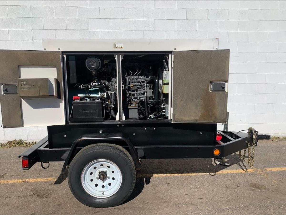 Used 2023 MultiQuip MQ25 20 Kw WhisperWatt Diesel Towable Generator DCA-25SSIU4F 2129