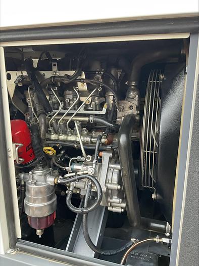 Used 2017 Atlas Copco QAS 25 20 Kw Isuzu Diesel Towable Generator MQ Whisperwatt