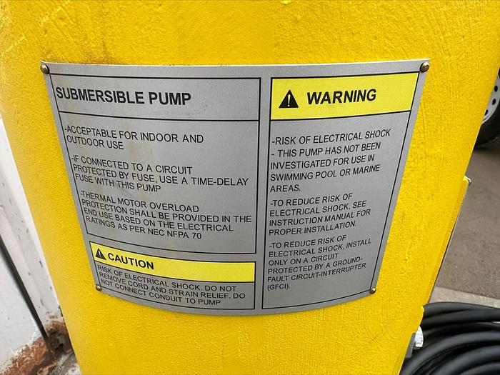 New 2020 Atlas Copco Weda D80N 31 Hp 6" Submersible Drainage Water Sump Pump