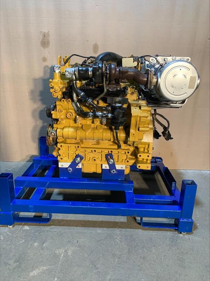 Used 2017 Caterpillar C3.B3 Diesel Engine 4 CAT Skid Steer 289D 277D 246D 257D 259D+