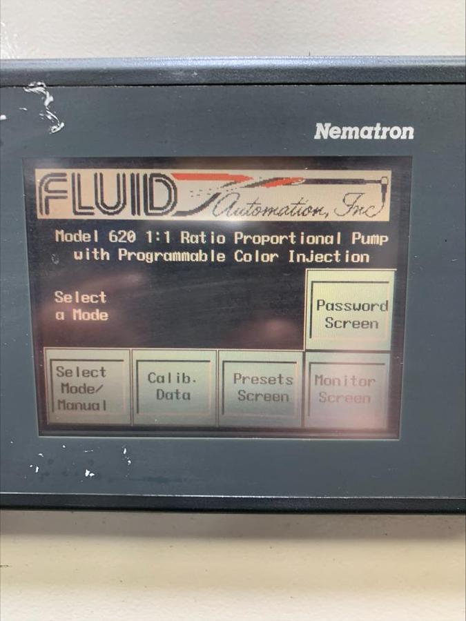 Used Graco Fluid Automation Meter Mix Silicone Metering Mixing Systems 633 620 & SR657