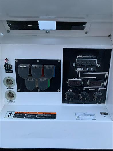 Used MQ MultiQuip WhisperWatt 70 KVA 56 Kw towable generator DCA-70SSJU4i 4753 HRS