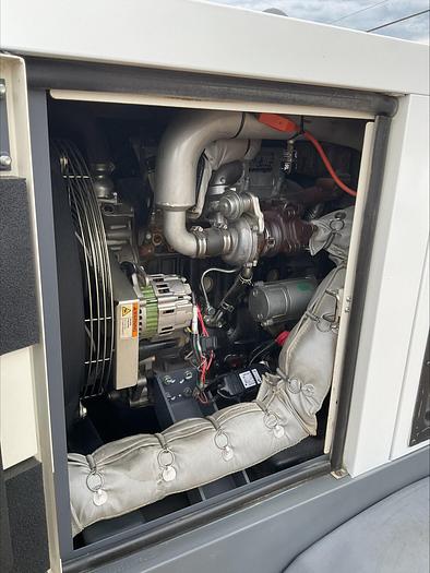 Used 2017 Atlas Copco QAS 25 20 Kw Isuzu Diesel Towable Generator MQ Whisperwatt