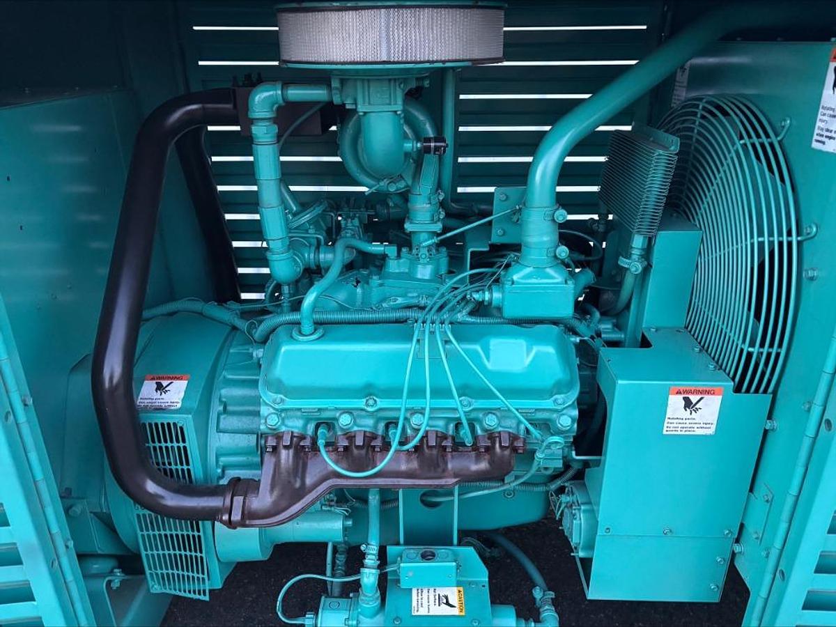 Used Cummins Onan 80ENAD 80 Kw Natural Gas & Propane Standby Generator 633 HRS
