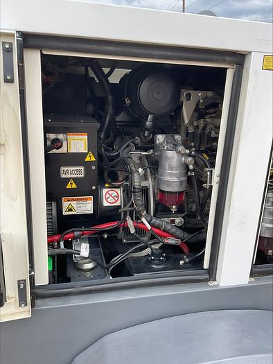 Used 2017 Atlas Copco QAS 25 20 Kw Isuzu Diesel Towable Generator MQ Whisperwatt