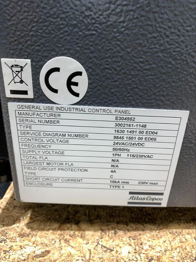 Used 2022 Atlas Copco 4.0 Optimizer Air Compressor Controller 1630149100