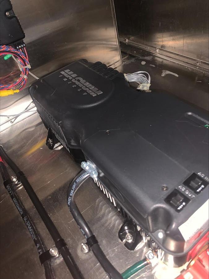 Used Atmos Tech Industries Cross Flow Lab Cabinet Cleanroom Portable Transport Cart