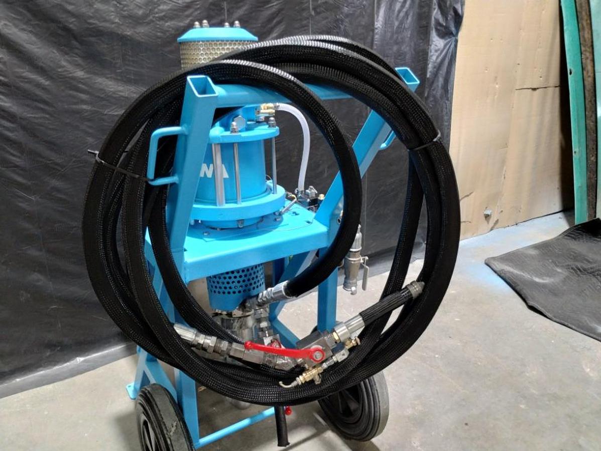 Used WIWA Thick Film Mortar Epoxy Cement Slurry Fire Protection Pump 600.12 12:1 Ratio