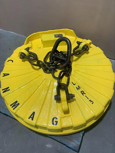 Used Gensco CanMag LMR-130-L 52" Lifting Scrap Metal Magnet 230v DC