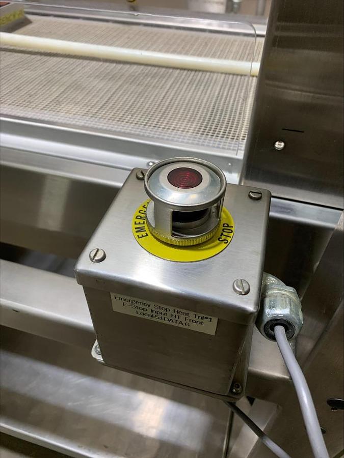 Used Omega TLB Shrink Heat Tunnel Bundler Pharmaceutical Food Grade Stainless Steel