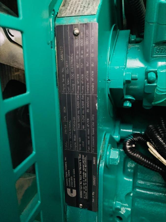 Used Cummins Onan 50 Kw Diesel Standby Generator