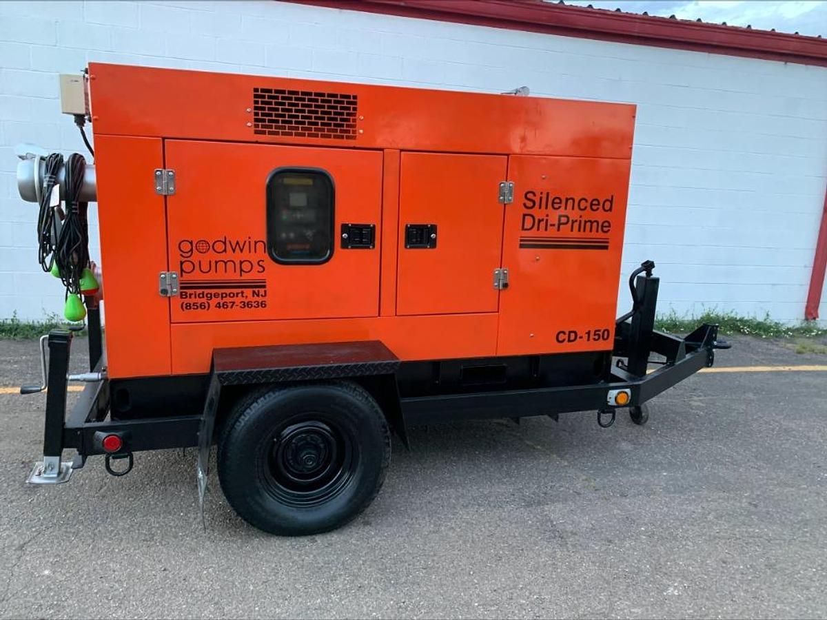 Used Godwin CD150M CD150 6" Deere Diesel Towable Water Construction Pump 116 HRS