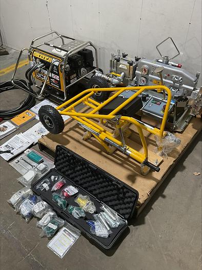 New GMP 89000 Tornado Cable Blowing Blower Machine w Hydraulic Power Pack