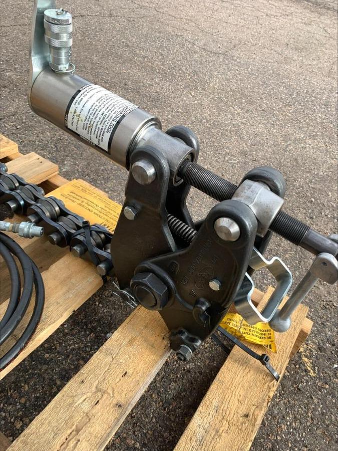 Used Wheeler Rex 5590 Hydraulic Soil Pipe Cutter Cutting Cast Concrete Tile 6"-36"