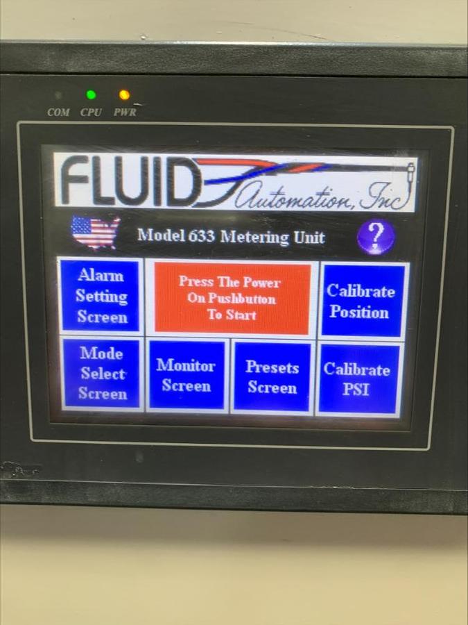 Used Graco Fluid Automation Meter Mix Silicone Metering Mixing Systems 633 620 & SR657