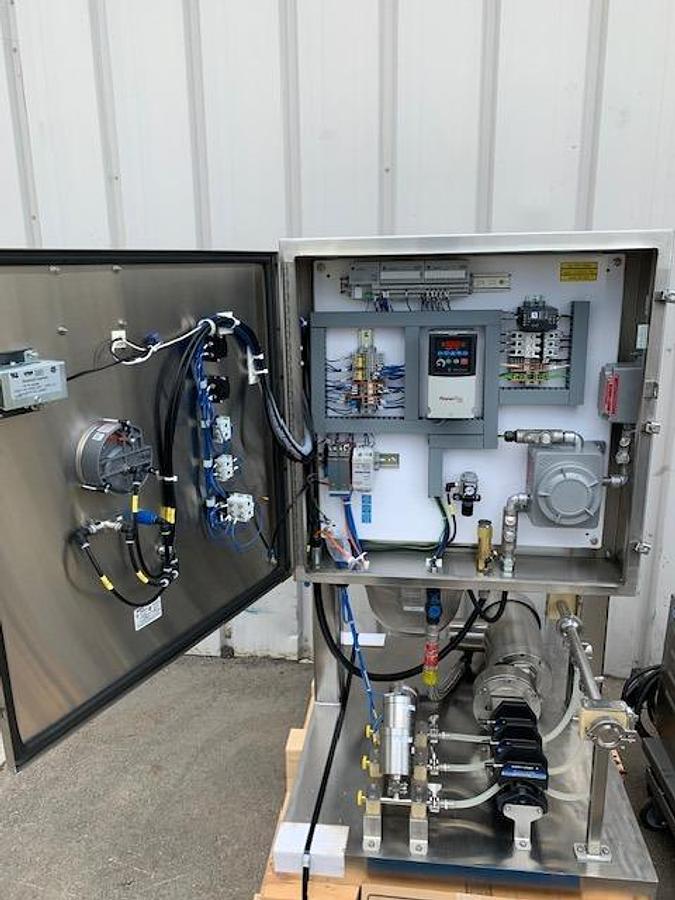 Used NEW Glatt GPCG-60 Metering Pump Control Box Power Fluid Bed Dryer Pharma Process