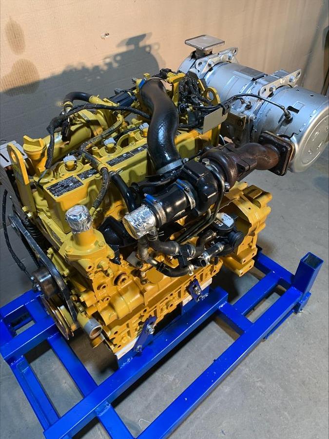 Used 2017 Caterpillar C3.B3 Diesel Engine 4 CAT Skid Steer 289D 277D 246D 257D 259D+