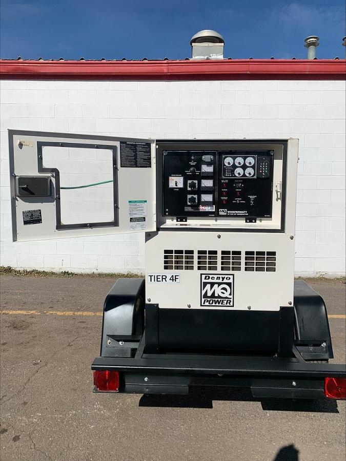 Used 2023 MultiQuip MQ25 20 Kw WhisperWatt Diesel Towable Generator DCA-25SSIU4F 2129