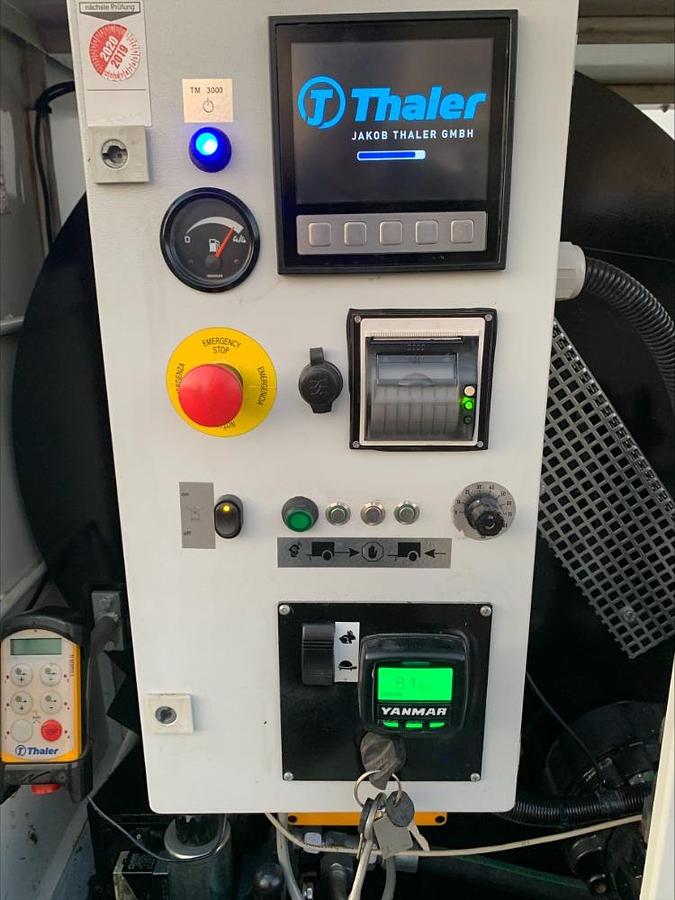 Used Thaler KE-SP3050 Underground Cable Puller 11,000 Lb Capacity 130 Hours!!! Remote/Printer