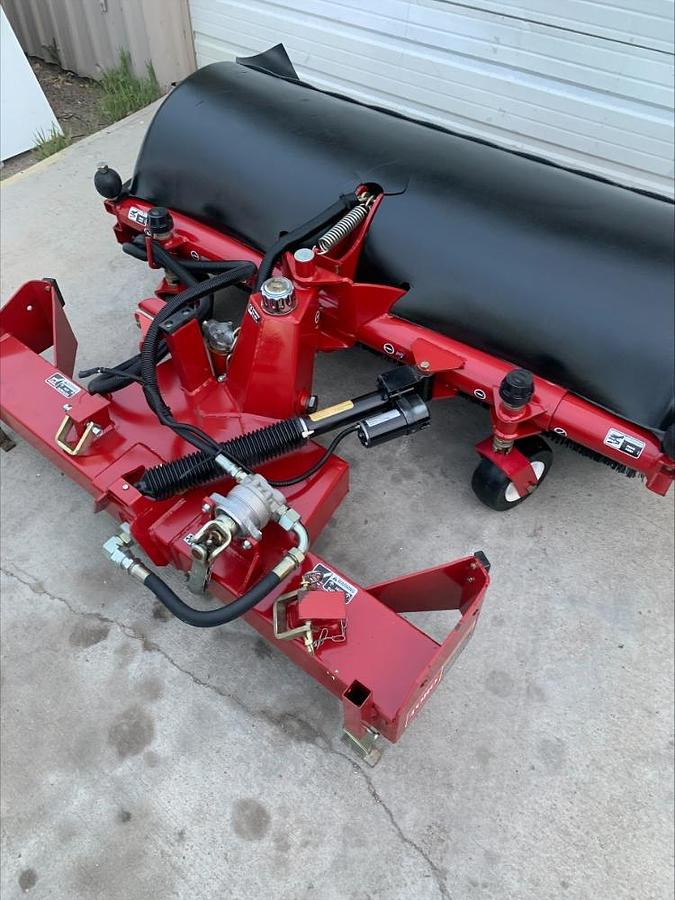 Used Toro 30743 Mower Hydraulic Rotary Broom Sweeper Attachment 4 GroundsMaster 300s